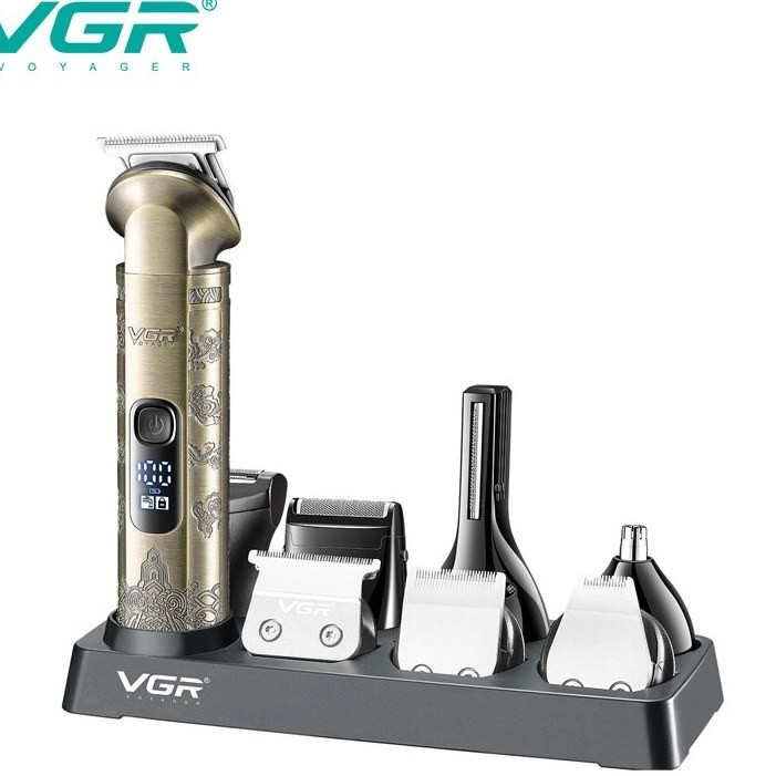 ماشین اصلاح وی جی آر مدل V-110 ۸ کاره ضد آب با برش مستقیم